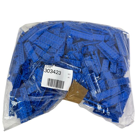 LEGO 2x8 Blue Plate 303423 Brick 3034 Lot Approximately 2lbs - Picture 1 of 9